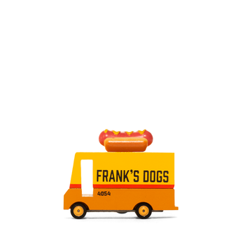 candylab - hot dog van | wooden toy car