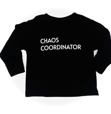 chaos coordinator toddler t-shirt