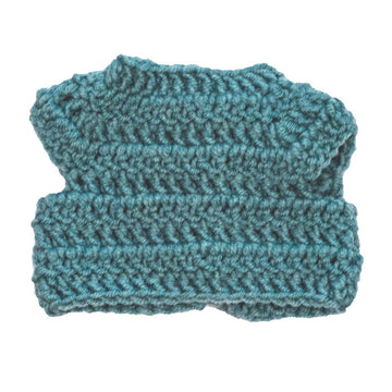 knitted vest monaco blue - paola reina/miniland doll 32/34/38cm