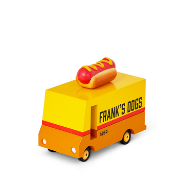 candylab - hot dog van | wooden toy car