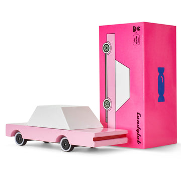 candylab - pink candycar | wooden toy car