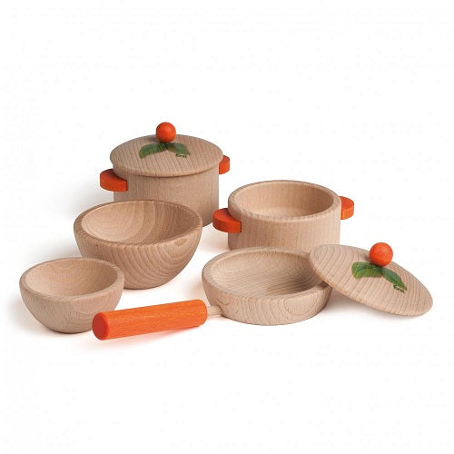 erzi | tableware - wood cooking set (cookery)