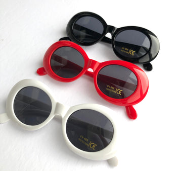 Kids oval sunglasses - glossy finish