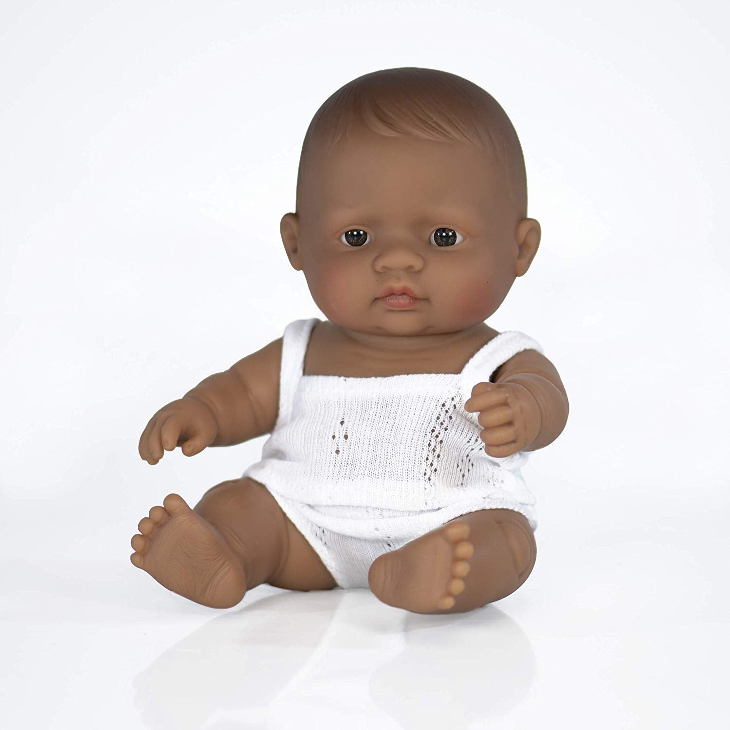 miniland doll latin american baby girl 21cm